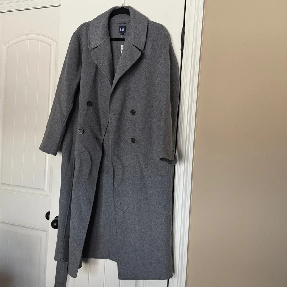 GAP Classic Gray Wool Coat